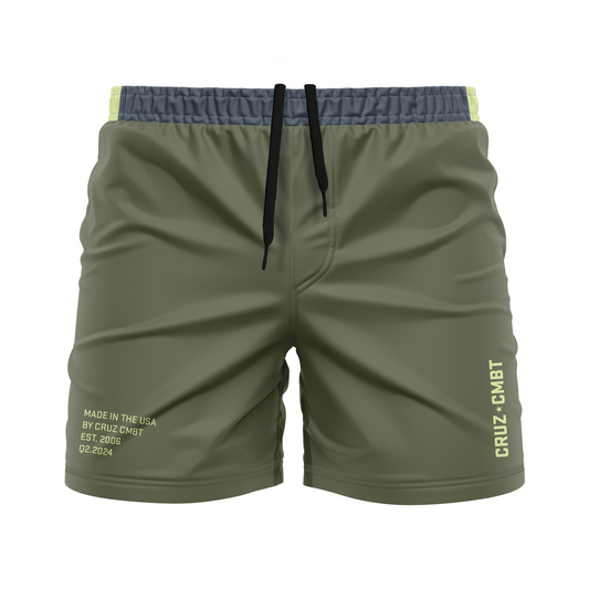 Base Collection men's FC shorts, olive multi