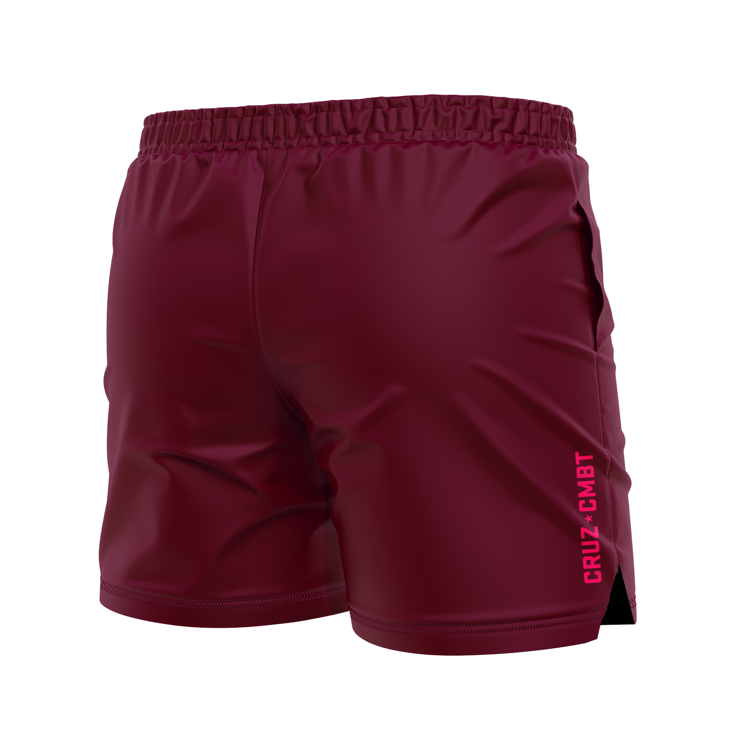 Base Collection men's FC shorts, maroon and pink