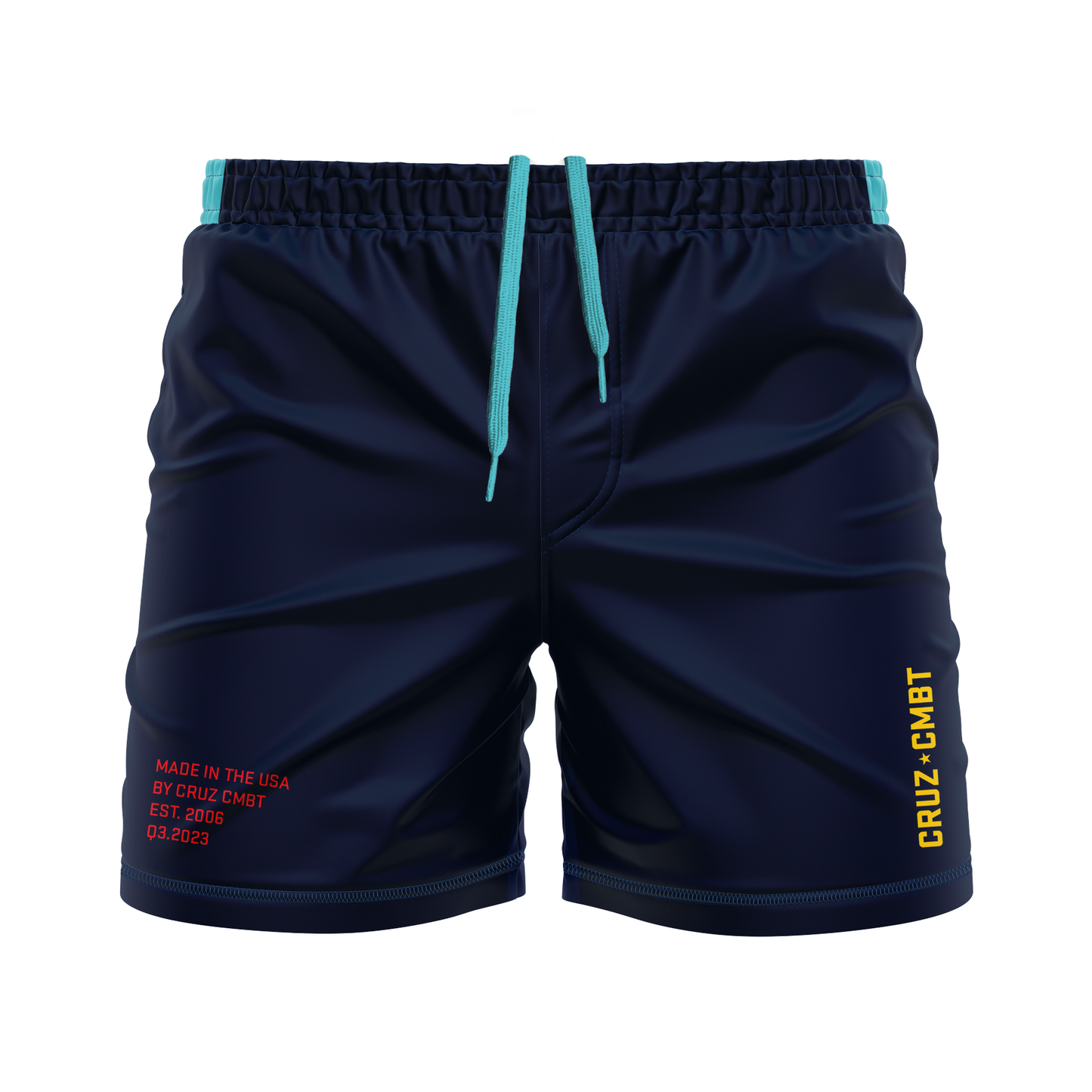 Base Collection men's FC shorts, navy/red/athl. gold/aqua