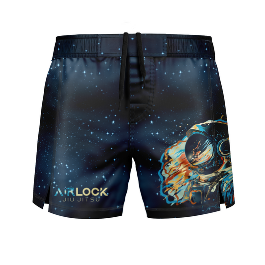 Airlock BJJ men's fight shorts Galaxy, blue