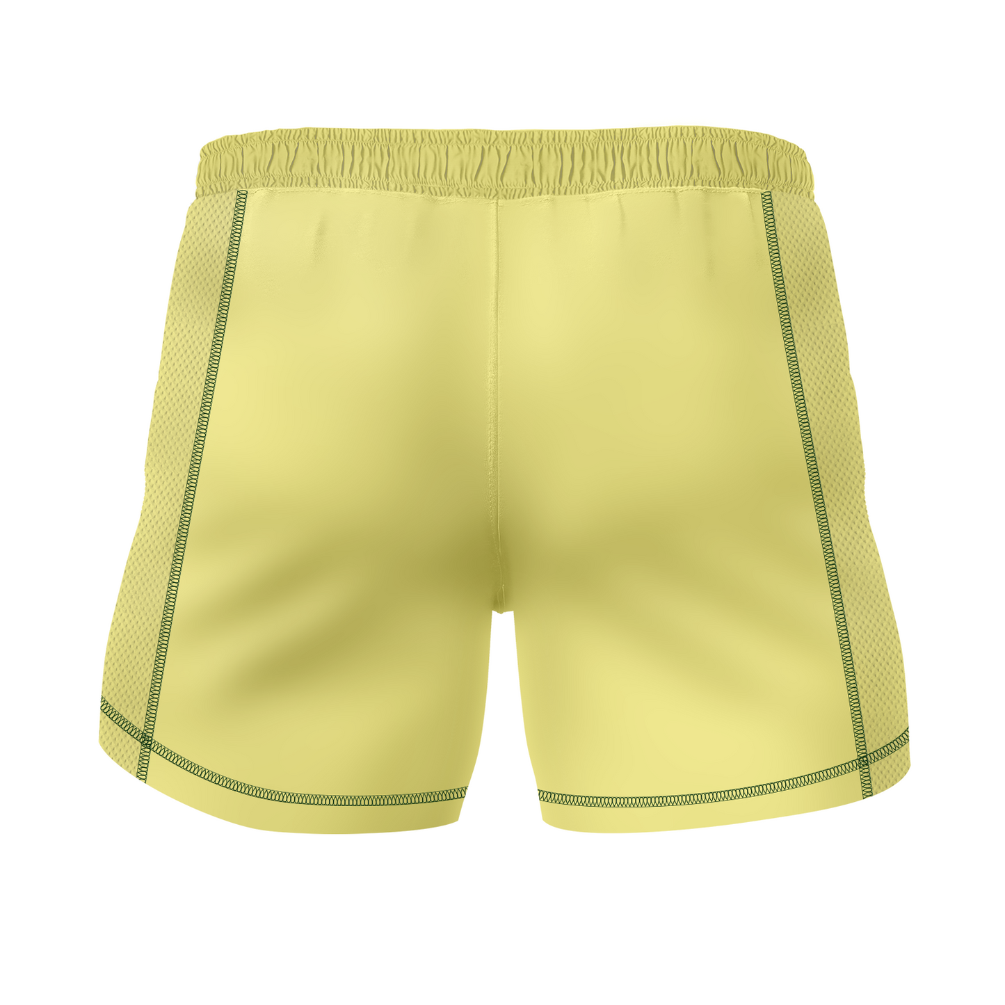 Rogue Wave men's fight shorts Vintage Gator, yellow