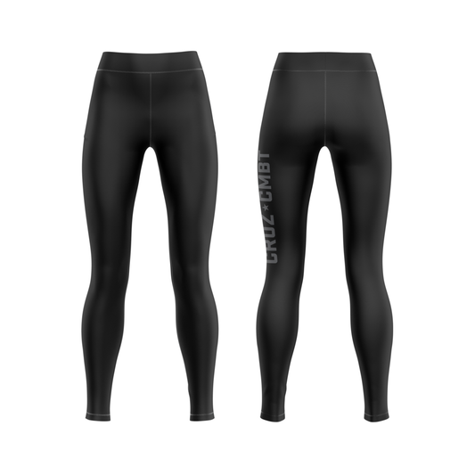 Base Collection women's grappling tights, black