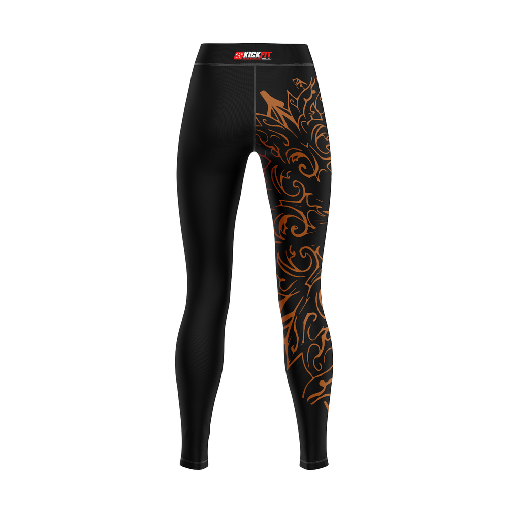 Dragons Martial Arts women's grappling tights Unity, black