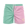 Twisted Rooster men's FC shorts Standard Issue, Carib. green multi