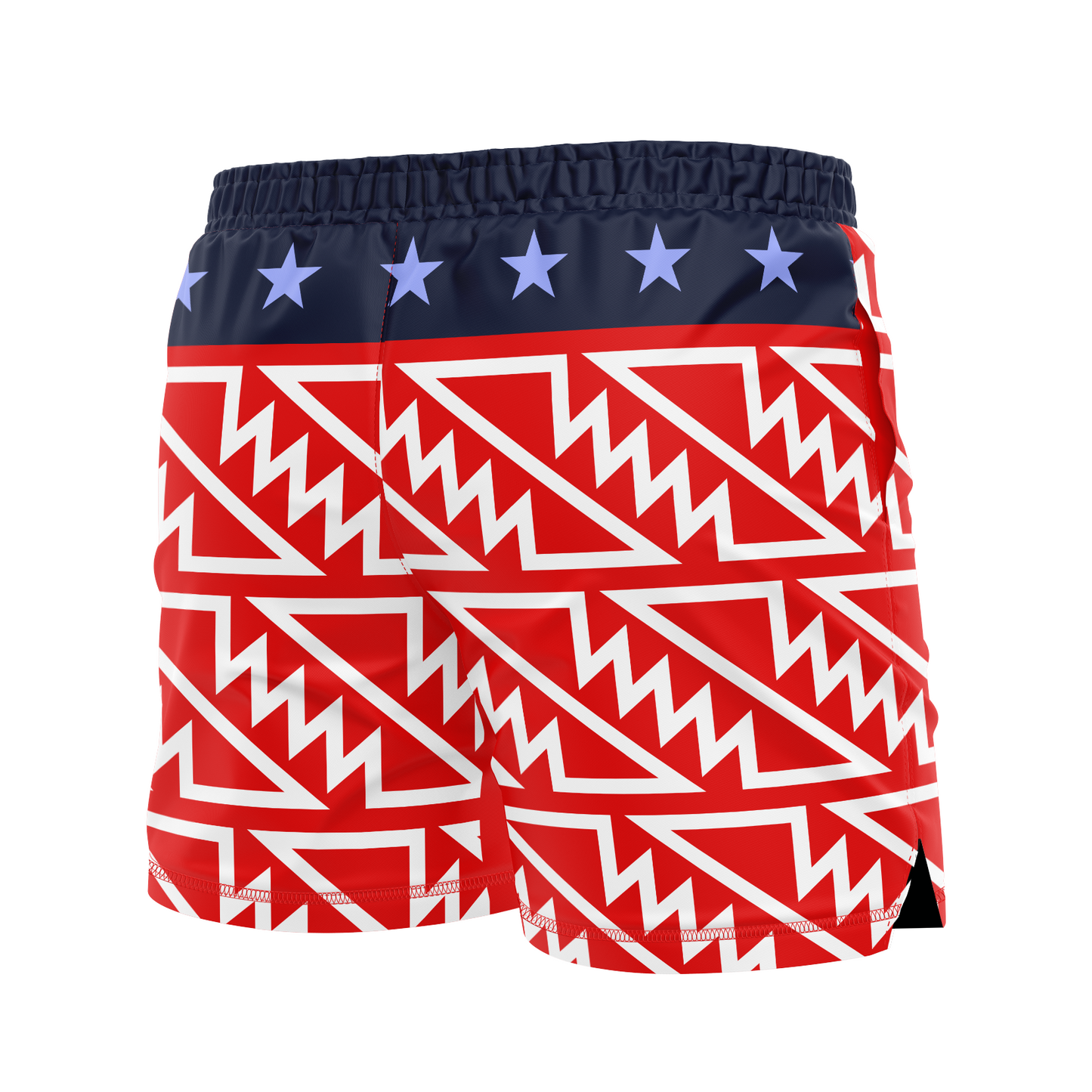 Death by Wristlock: American Psycho men's FC shorts, red