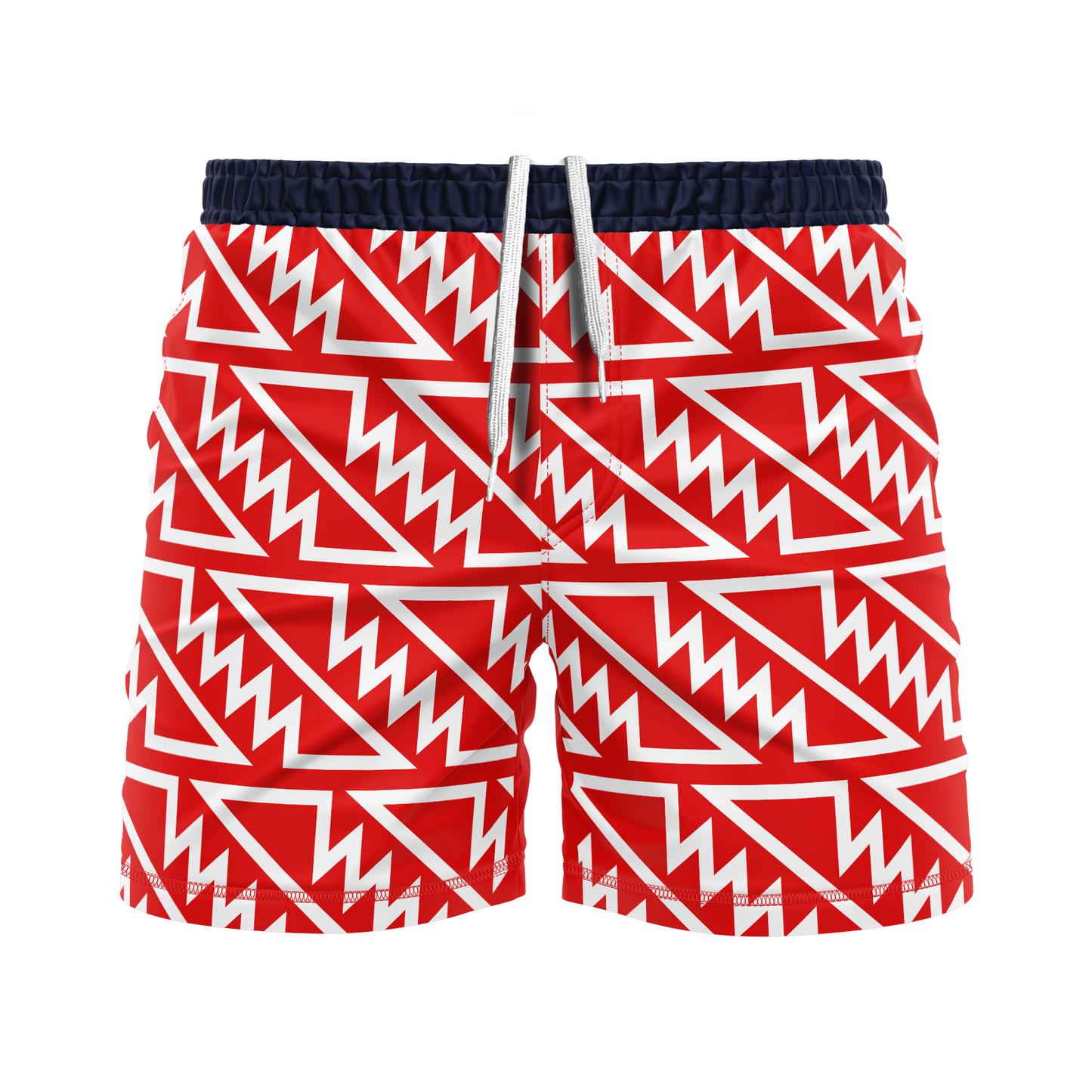 Death by Wristlock: American Psycho men's FC shorts, red