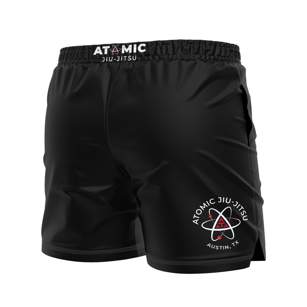 Atomic Jiu Jitsu FC shorts Standard Issue, black