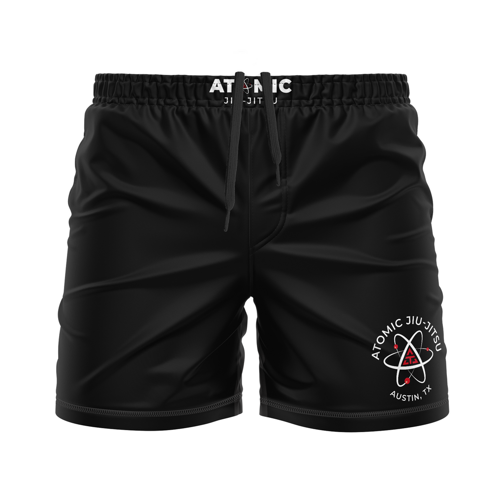 Atomic Jiu Jitsu FC shorts Standard Issue, black