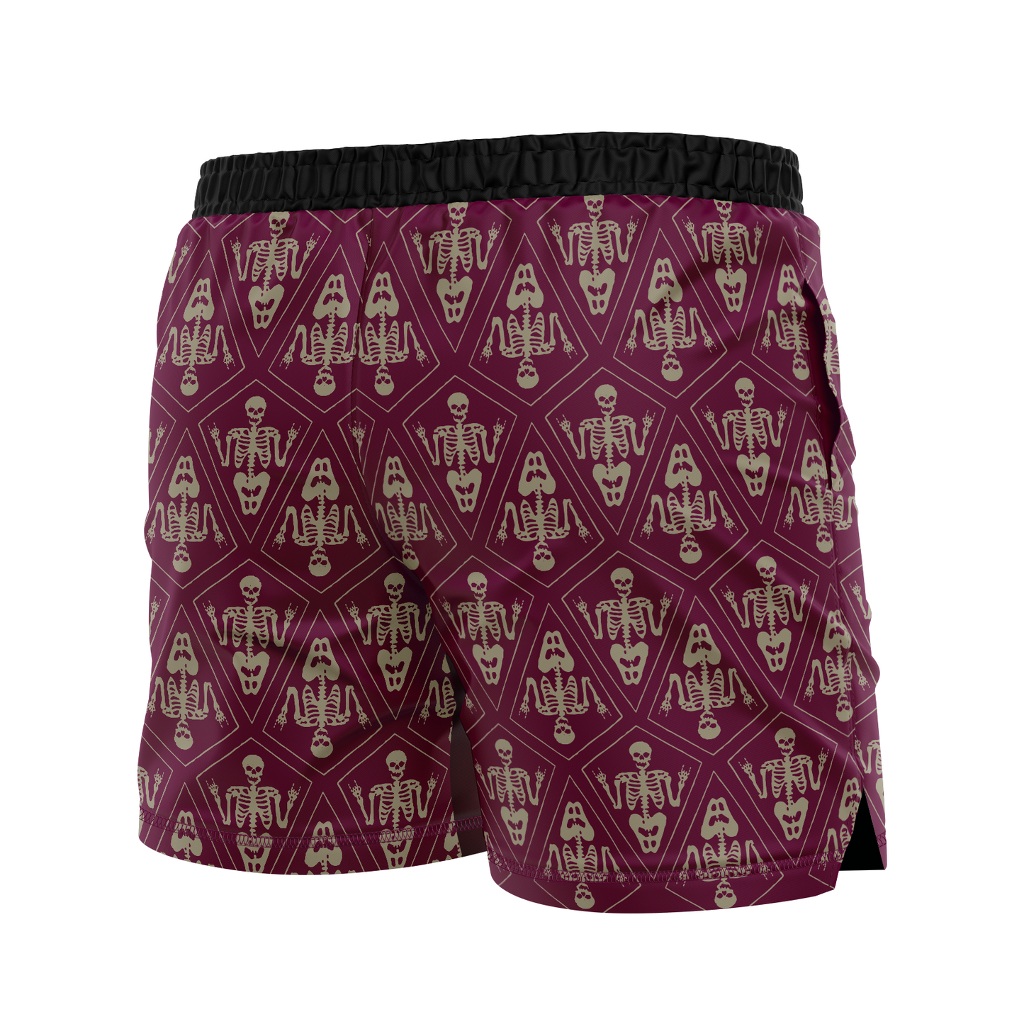 DxW: Catacombs men's FC shorts, maroon