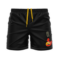 DxW: Duck Ramen men's FC shorts, black