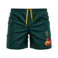 DxW: Duck Ramen men's FC shorts, deep teal