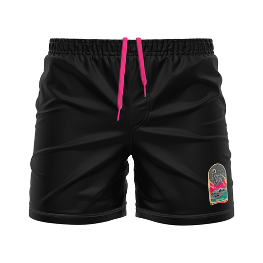 Death by Wristlock: Eden Justice men's FC shorts, black
