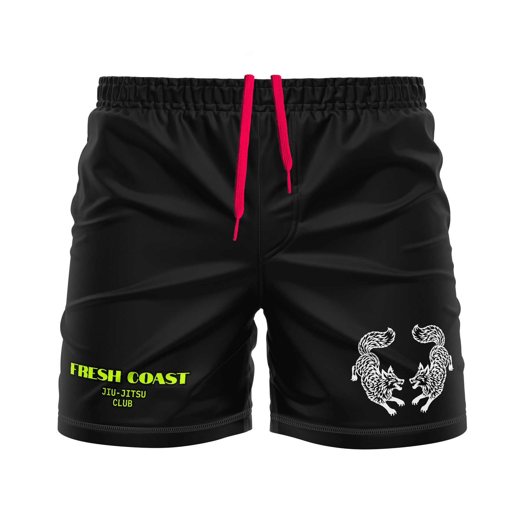 Fresh Coast Jiu Jitsu men's FC shorts Fox Feral, 0000