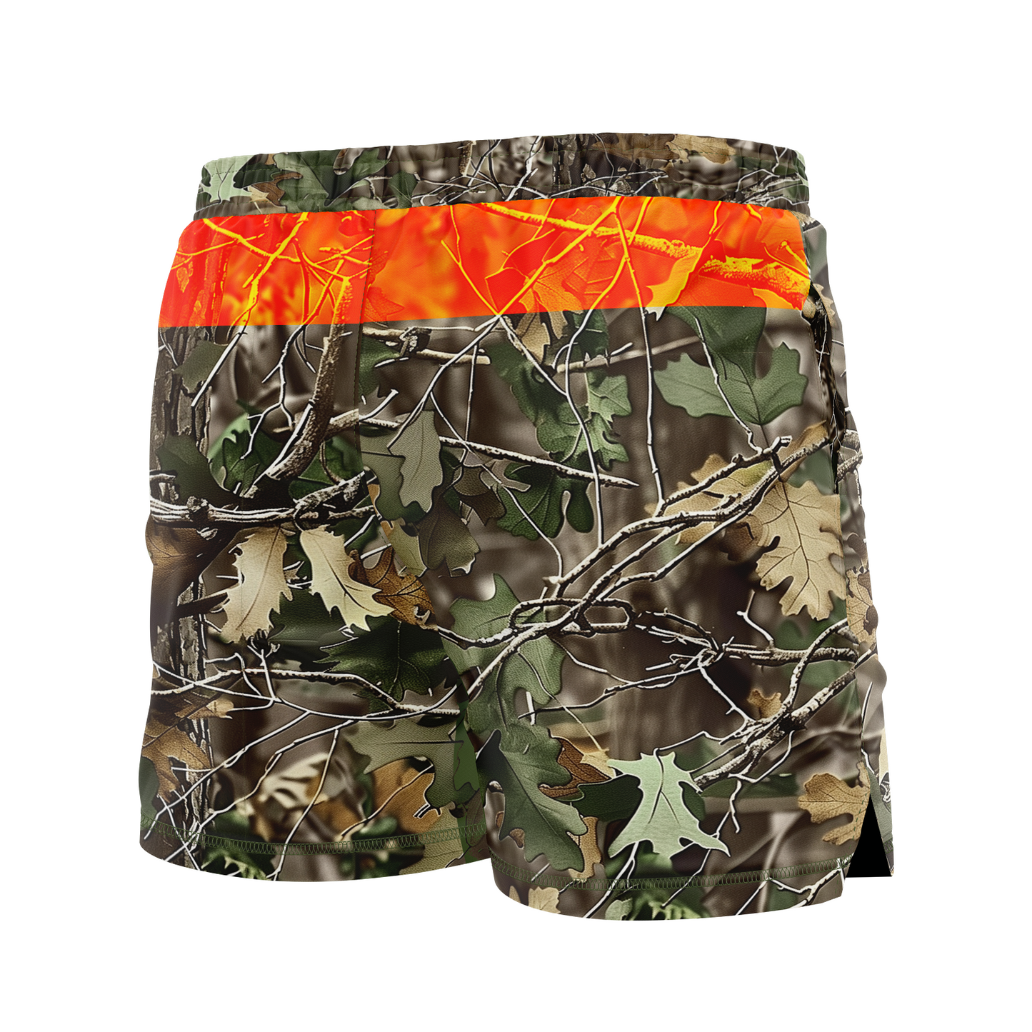 DxW: Griff men's FC shorts, green/orange