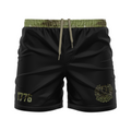 High Ground BJJ men's FC shorts 1776, black/ocp