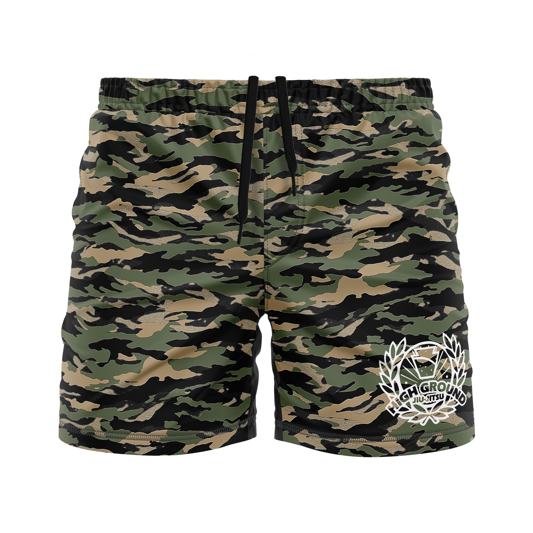 High Ground BJJ men's FC shorts El Tigre, green