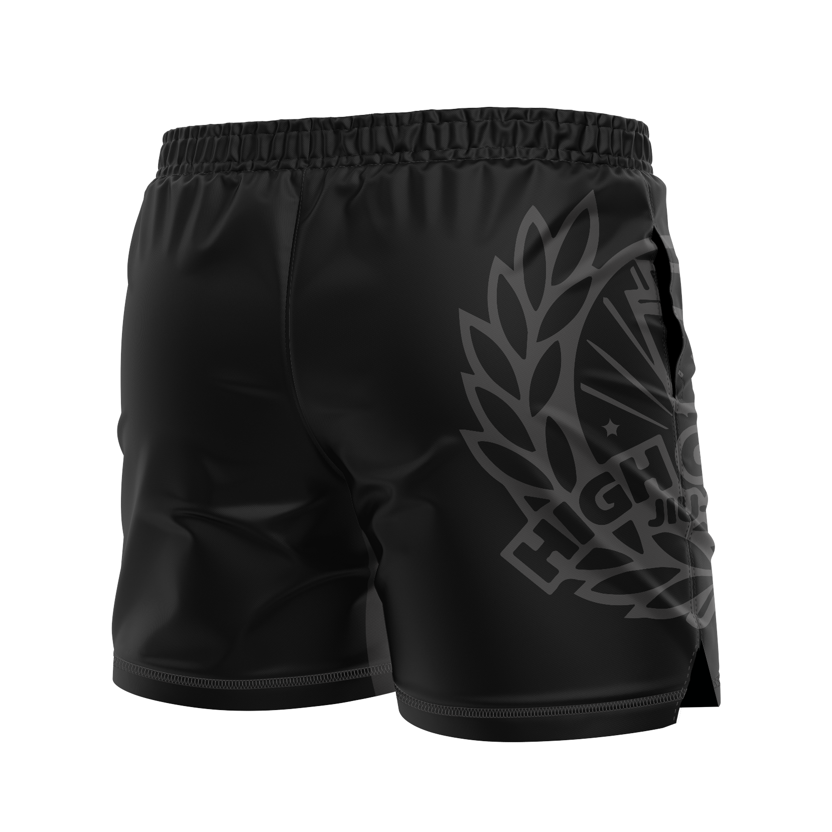 High Ground BJJ men's FC shorts Magnus, black