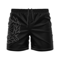 High Ground BJJ men's FC shorts Magnus, black