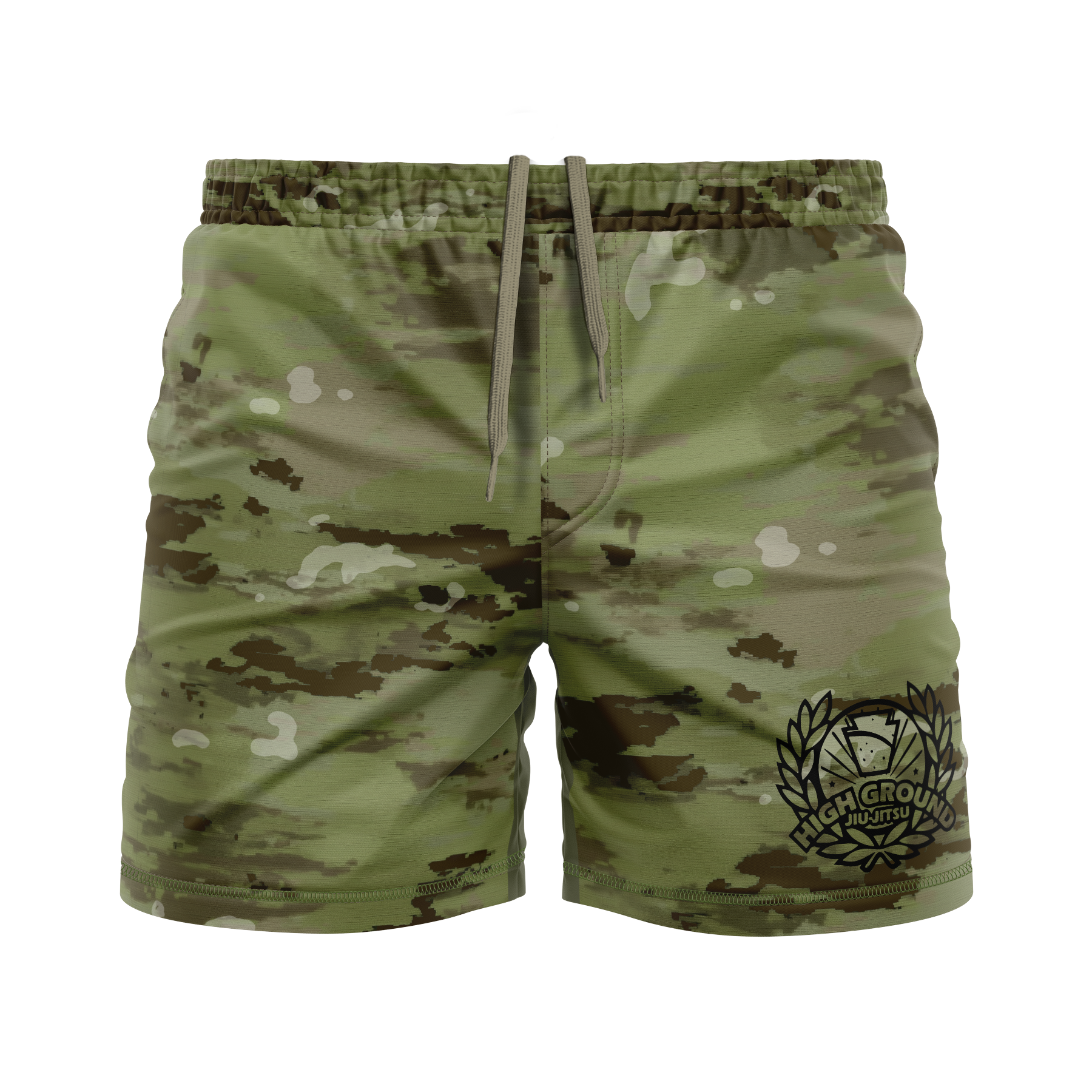High Ground BJJ men's FC shorts Standard Issue, CC-OCP