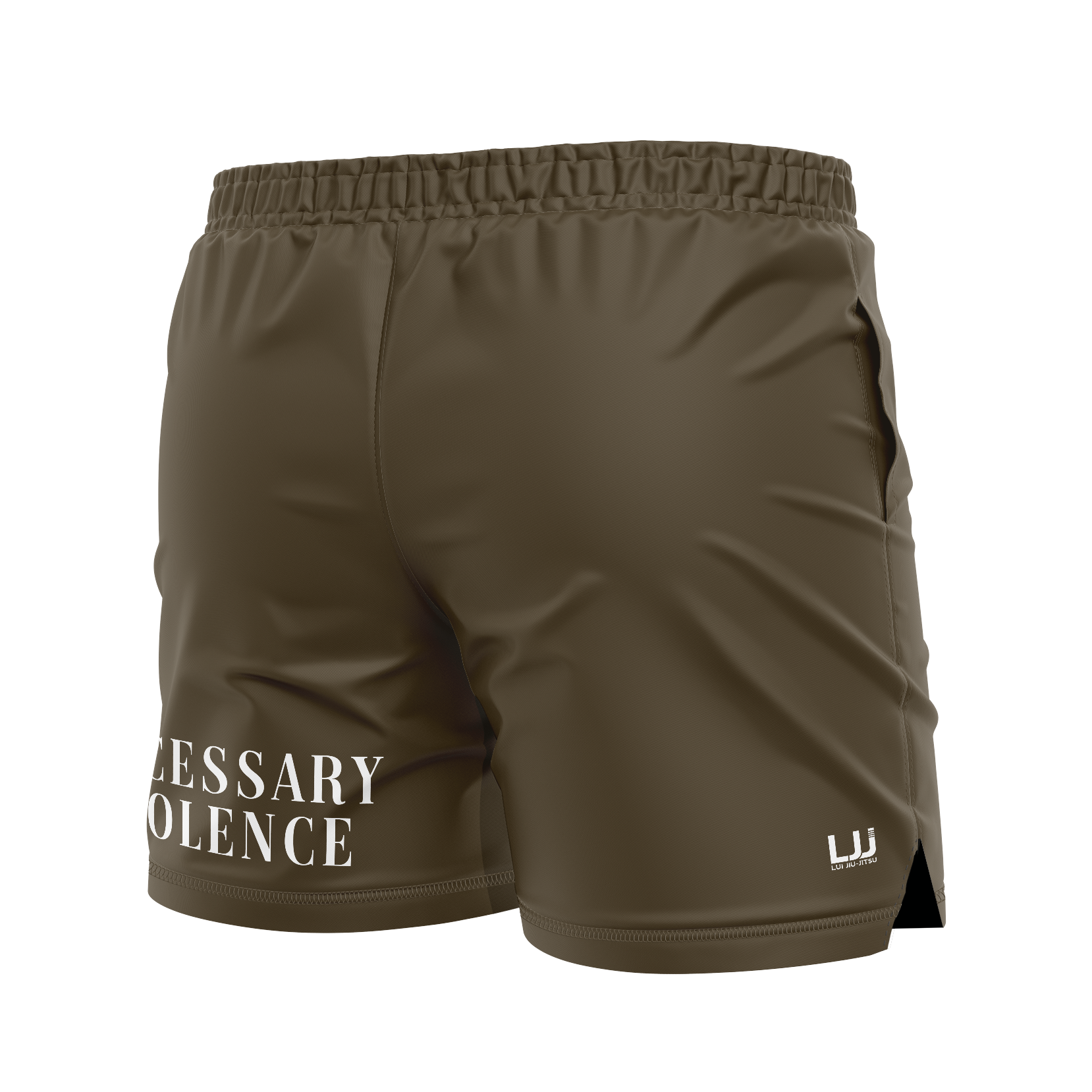 Lui Jiu Jitsu men's FC shorts Necessary Violence, MAS grey