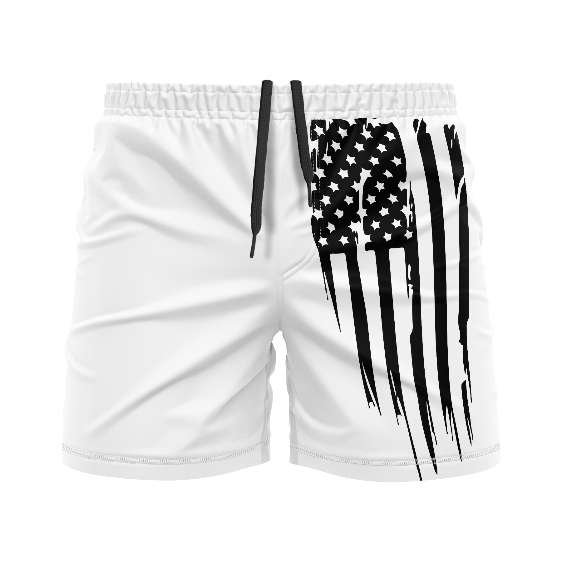 Lui Jiu Jitsu men's FC shorts Necessary Violence, white