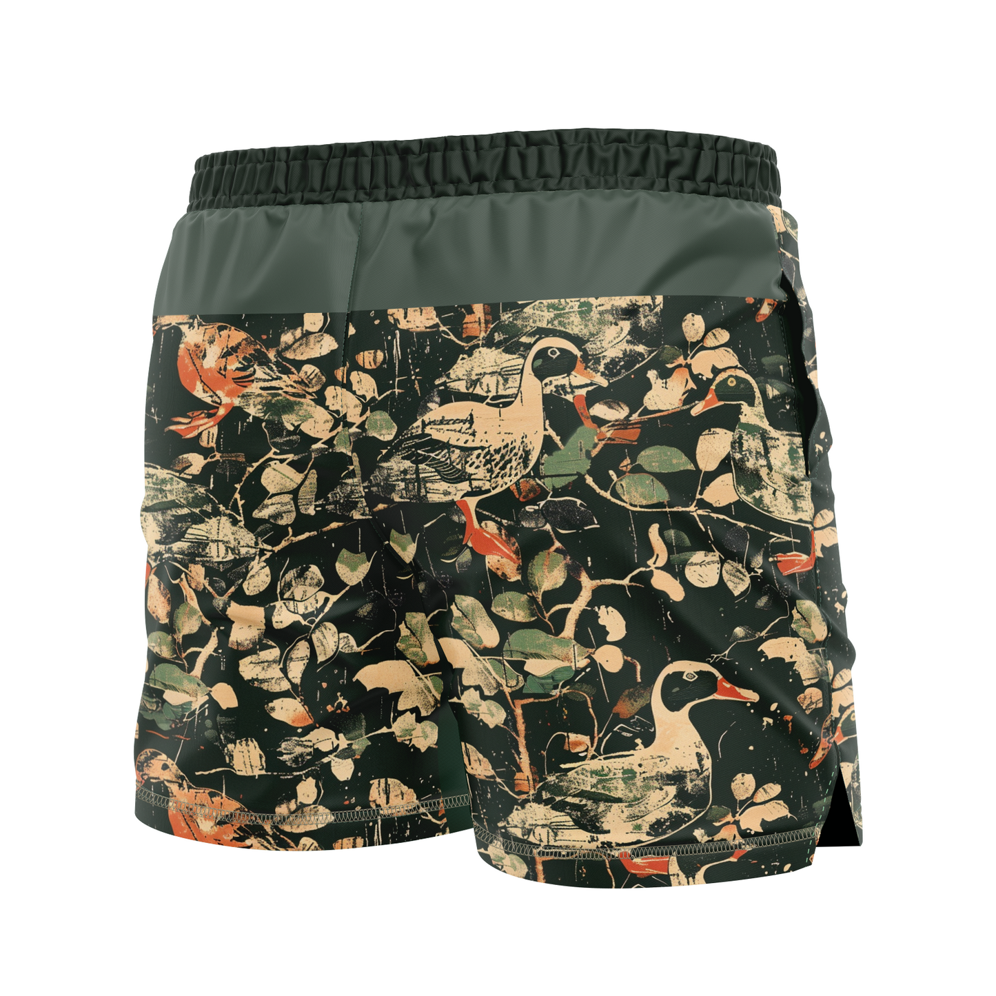 DxW: Pato Escondido men's FC shorts, green/tan