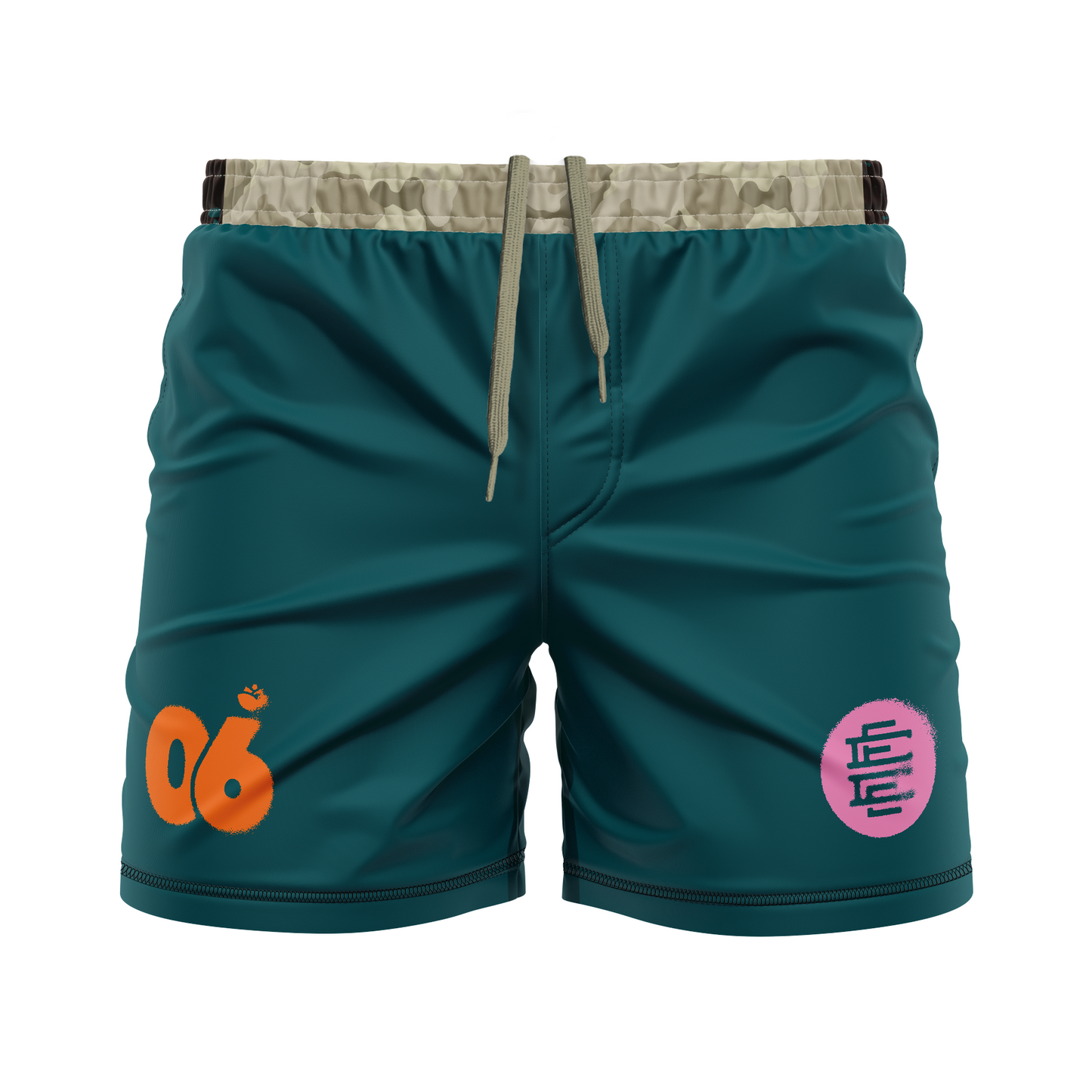 CCFC men's FC shorts Reaper Deluxe, teal multi