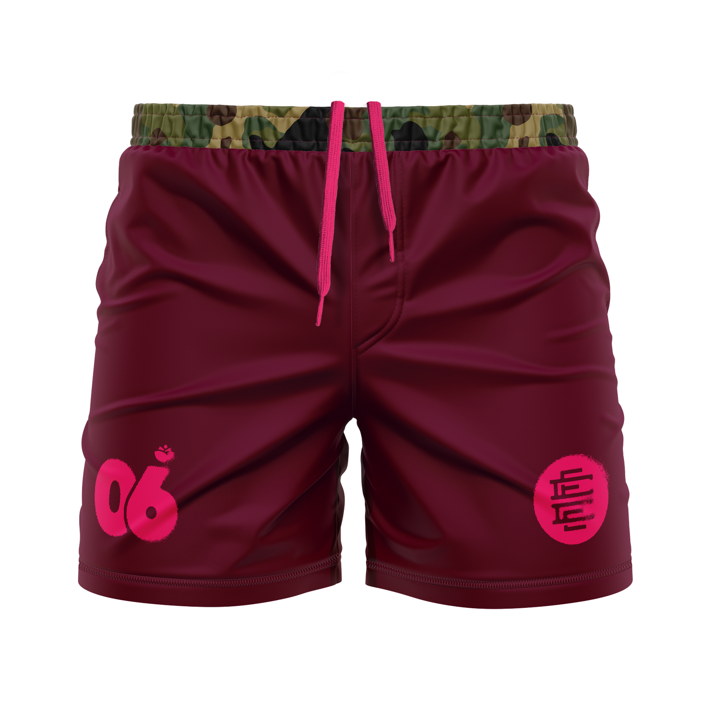 CCFC men's FC shorts Reaper Dual, maroon multi