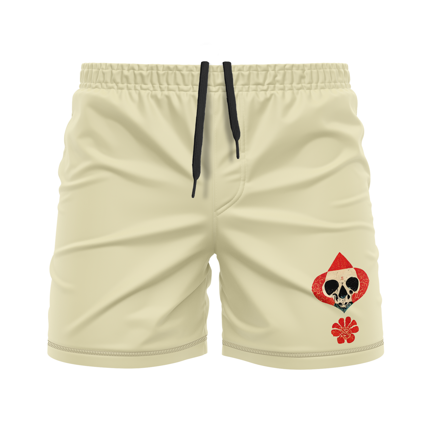 Death by Wristlock: Tokyo Six men's FC shorts, cream