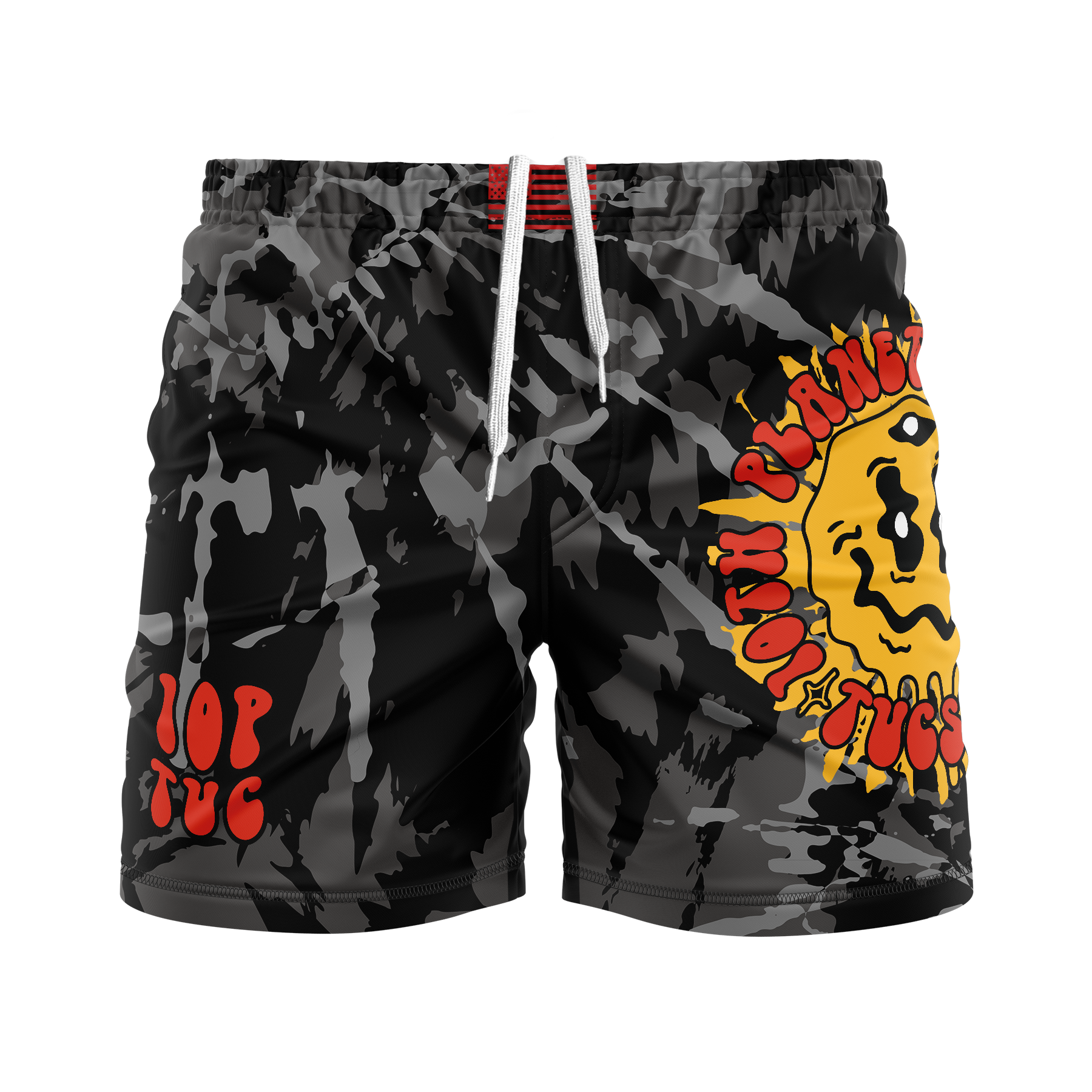 10P Tucson FC Shorts Drippy Hippie, black