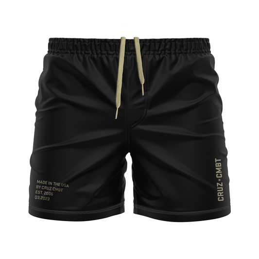 Base Collection men's FC shorts, black and gold