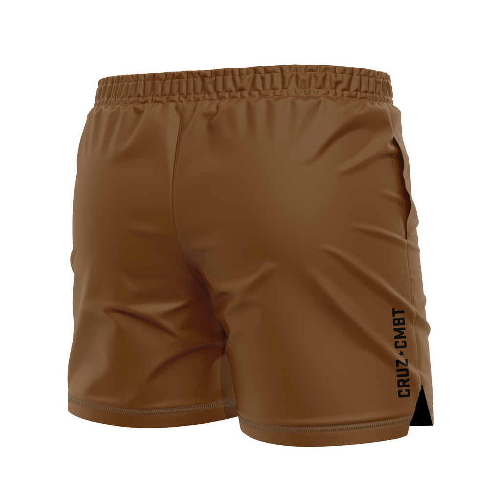 Base Collection men's FC shorts, brown/black