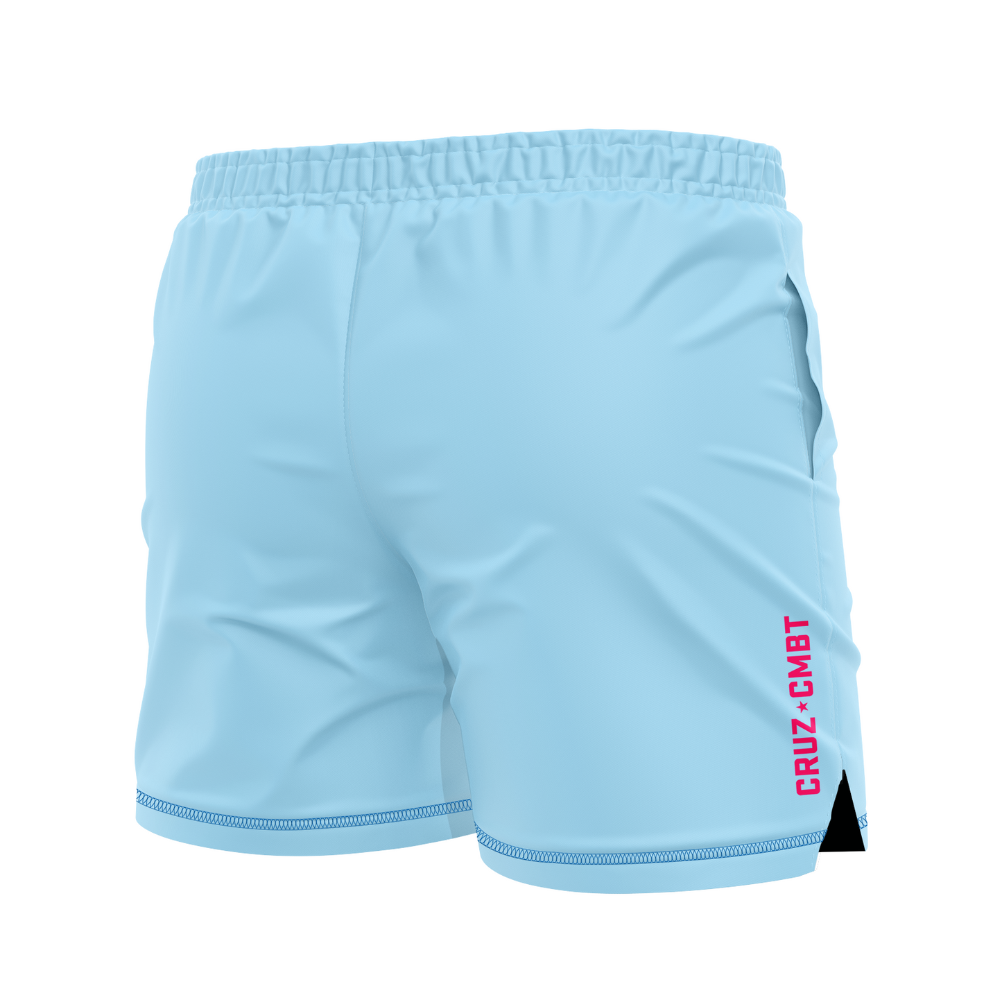 Base Collection men's FC shorts, light blue and pink