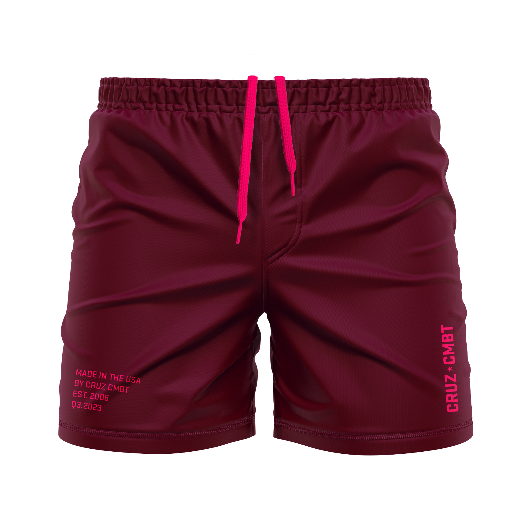 Base Collection men's FC shorts, maroon/pink