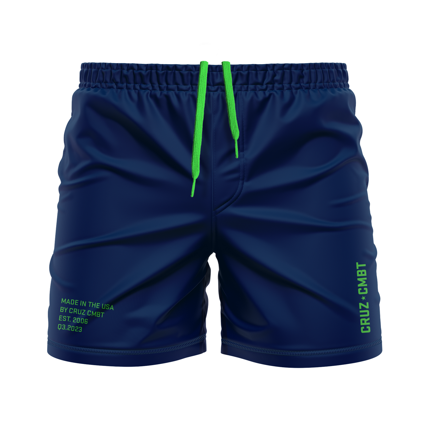 Base Collection men's FC shorts, navy and green