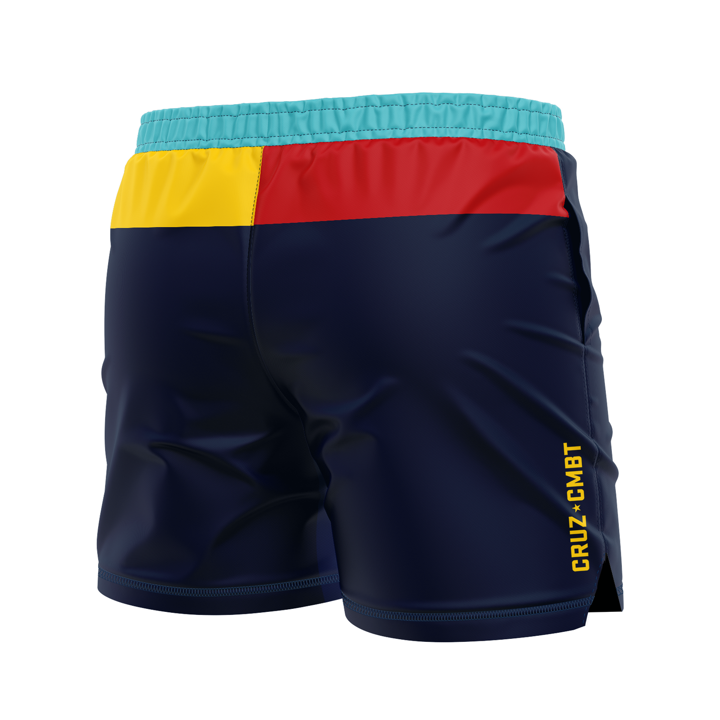 Base Collection men's FC shorts, navy/red/athl. gold/aqua