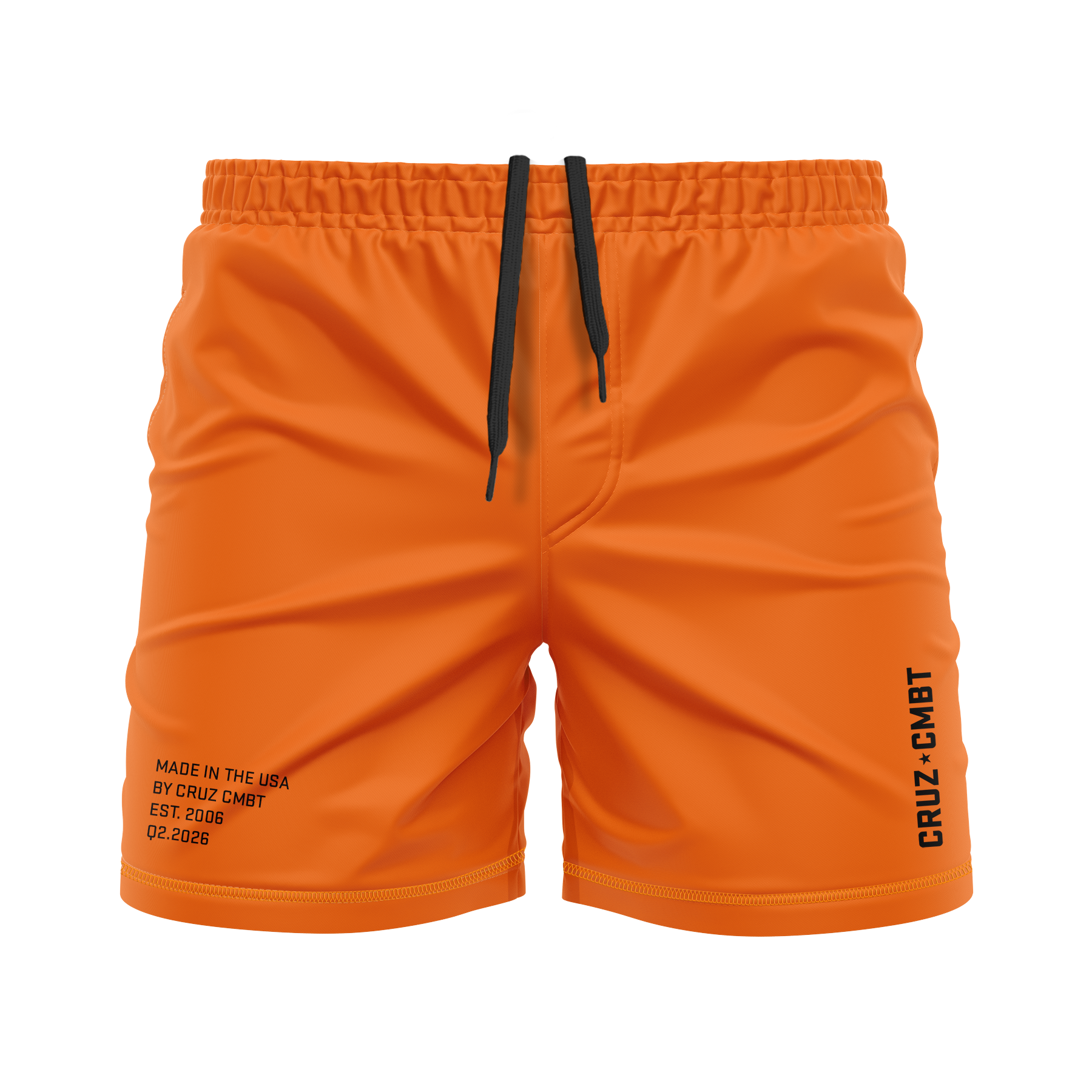 Base Collection men's FC shorts, orange/black