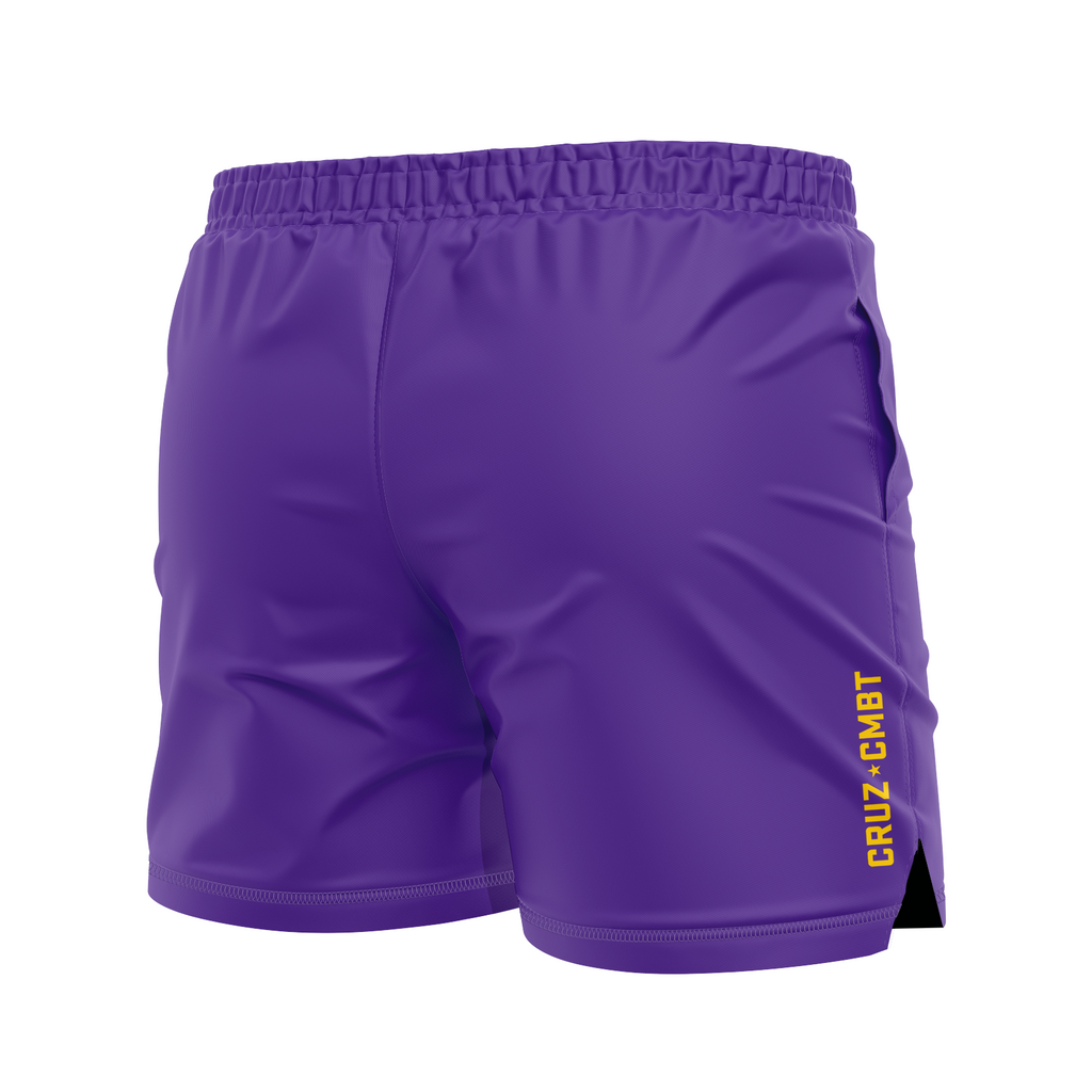 Base Collection men's FC shorts, purple/athl.gold