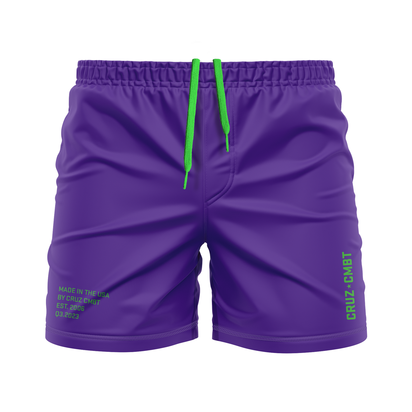 Base Collection men's FC shorts, purple and green