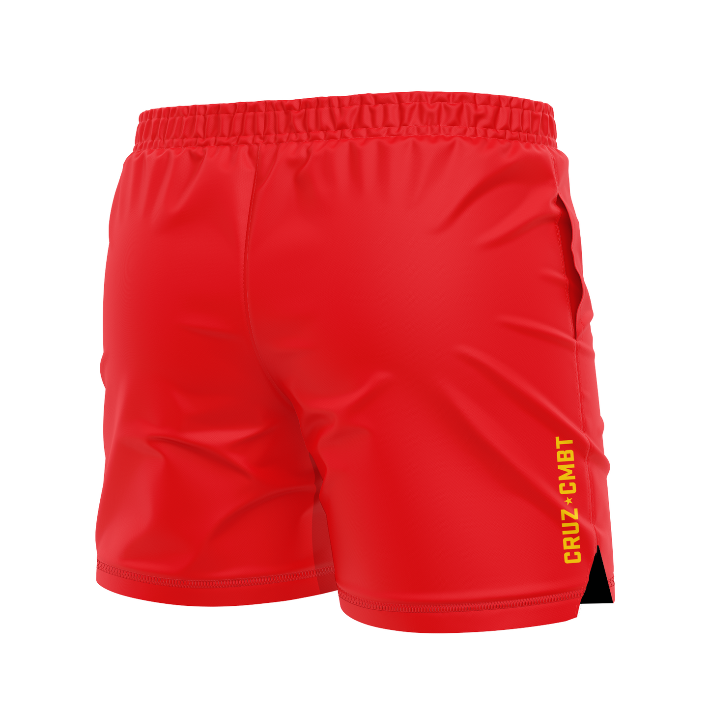 Base Collection men's FC shorts, red and athl. gold