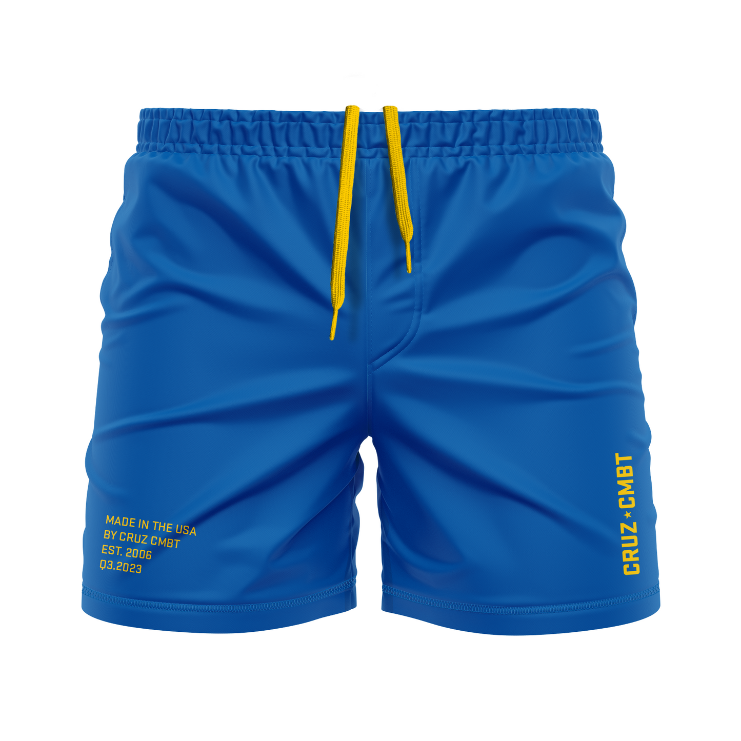 Base Collection men's FC shorts, royal and athl. gold