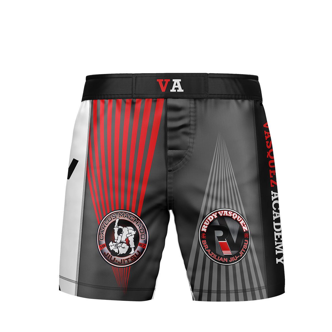 Vasquez Academy men's fight shorts Standard Issue, black