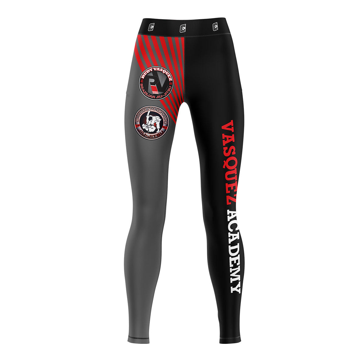 Vasquez Academy women's grappling tights Standard Issue, black