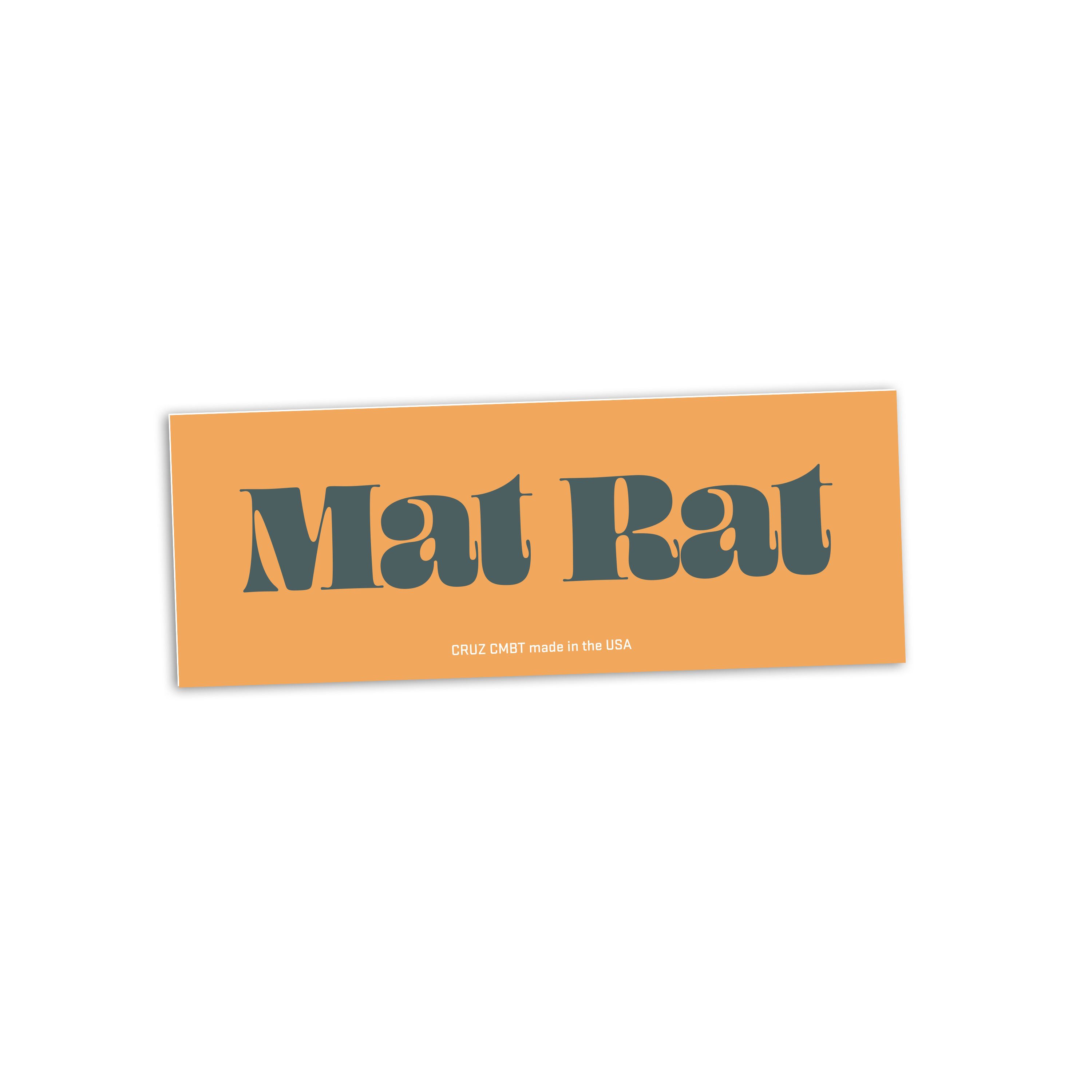 Mat Rat bumper sticker