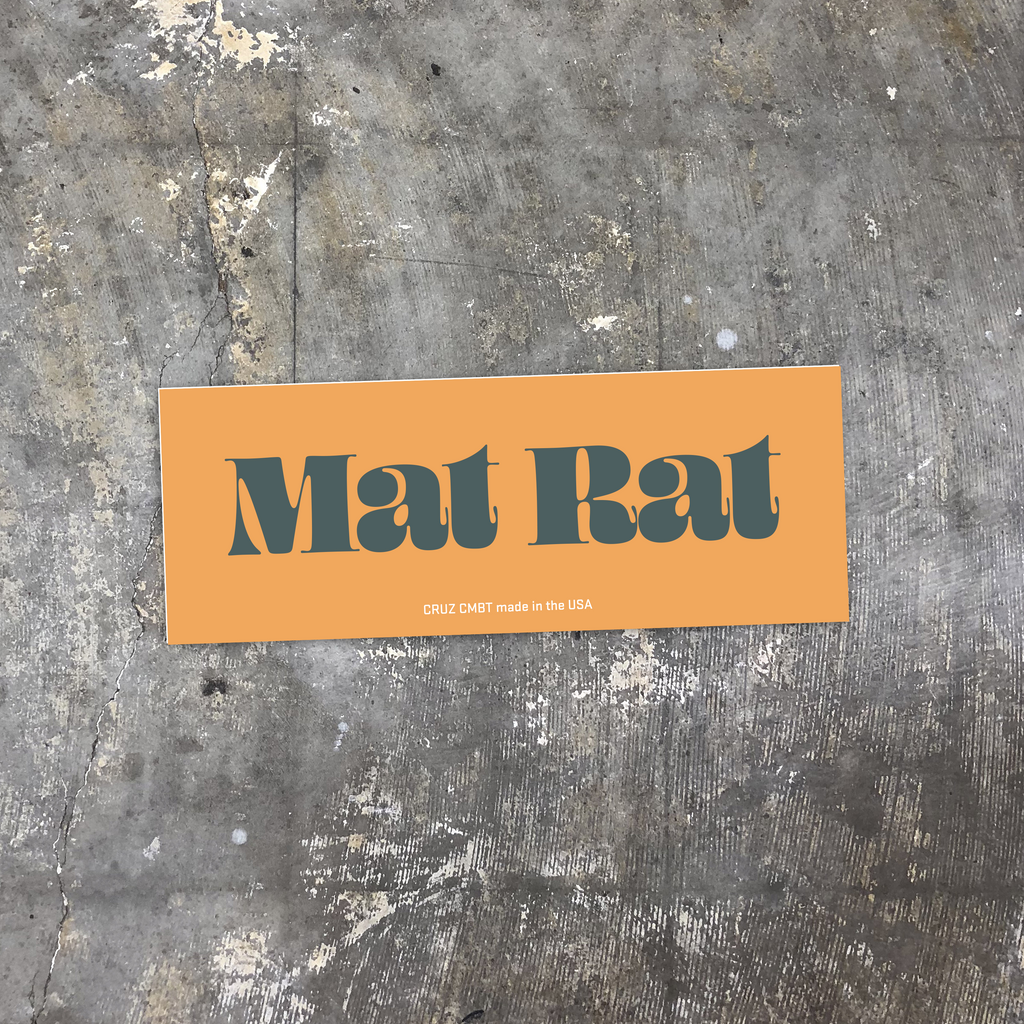 Mat Rat bumper sticker