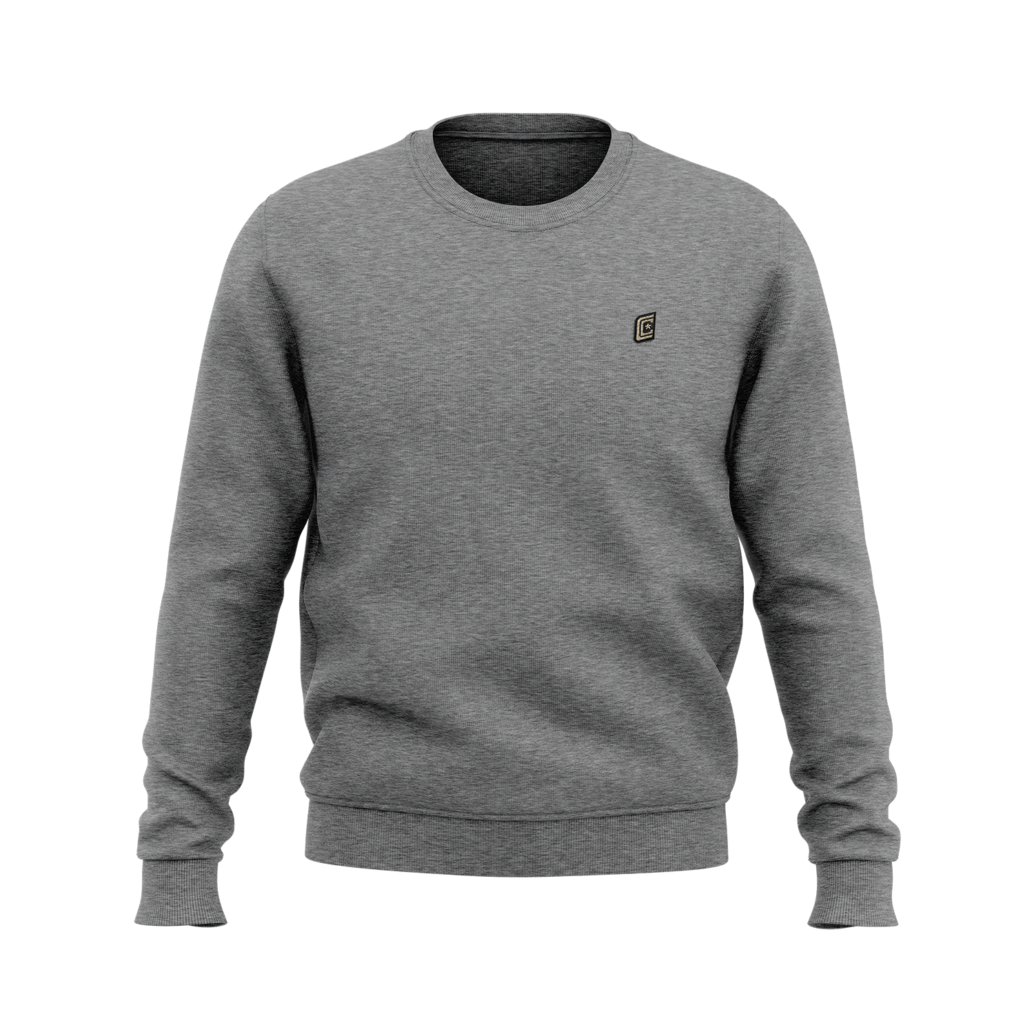 Double C's 50/50 crew sweatshirt, athl. grey