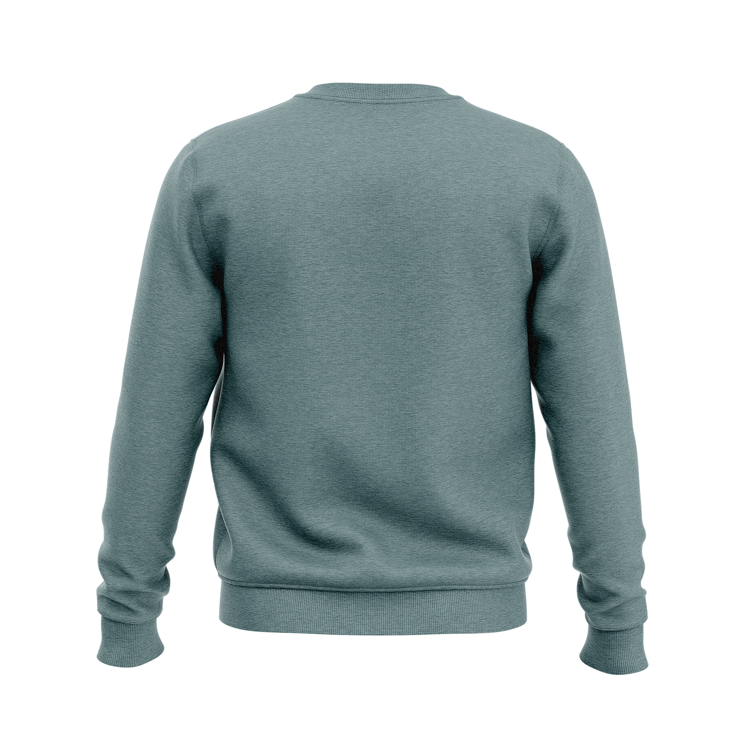 Double C's cotton crew sweatshirt, mosslight