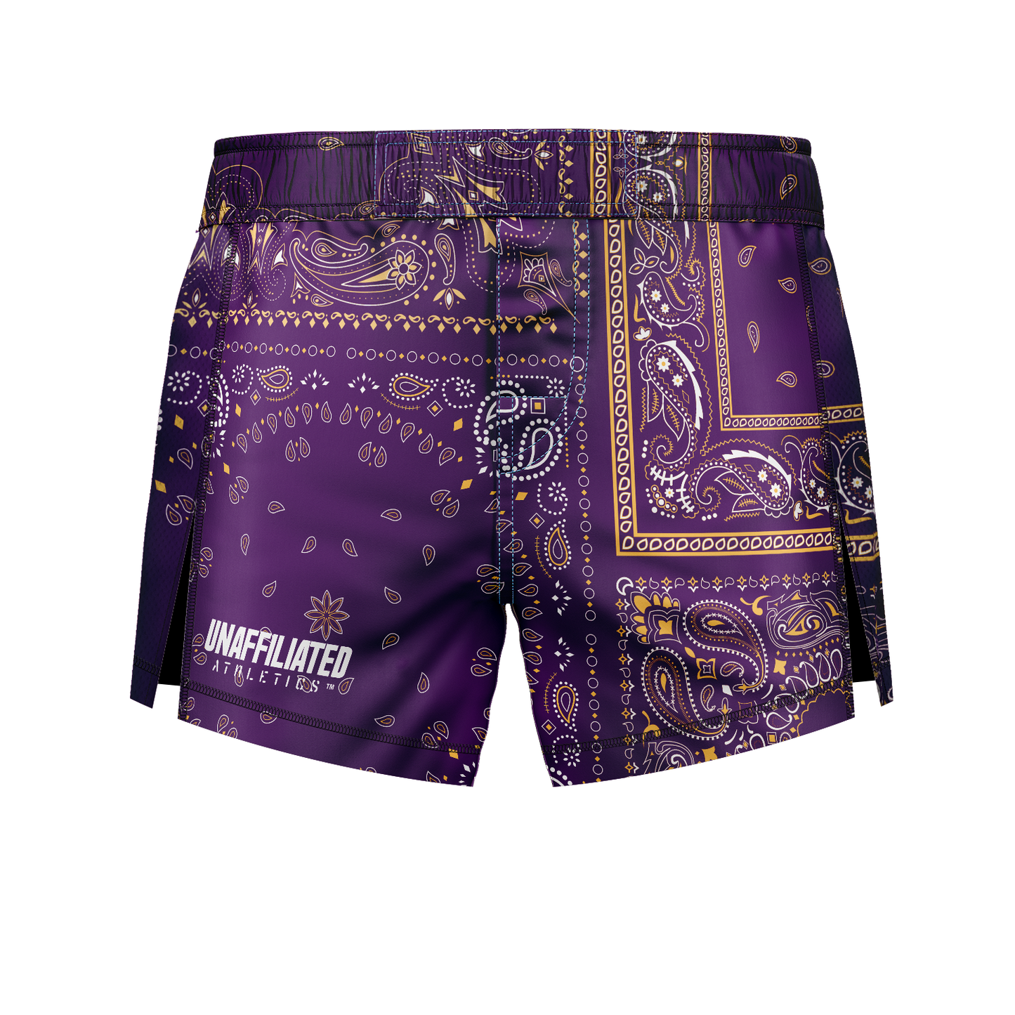 Unaffiliated Athletics muay thai shorts Paisley, purple