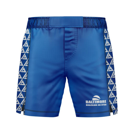 Baltimore BJJ men's fight shorts Ranked, blue