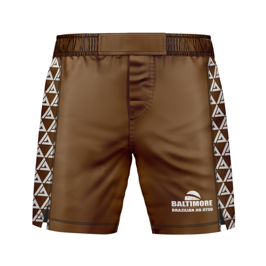 Baltimore BJJ men's fight shorts Ranked, brown